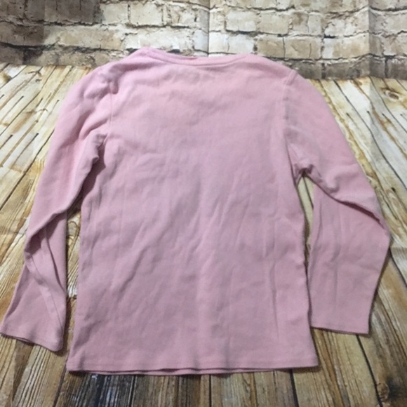 Lands End Pink Pointer Dog T Shirt - Picture 3 of 5